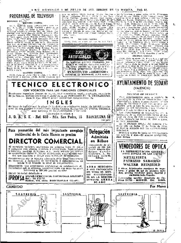 ABC MADRID 09-07-1972 página 81