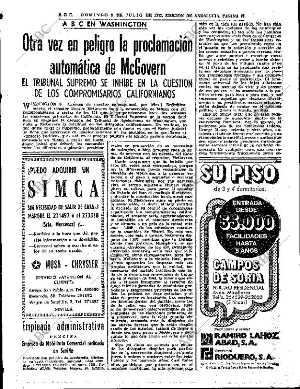 ABC SEVILLA 09-07-1972 página 17