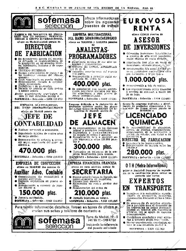 ABC MADRID 11-07-1972 página 34