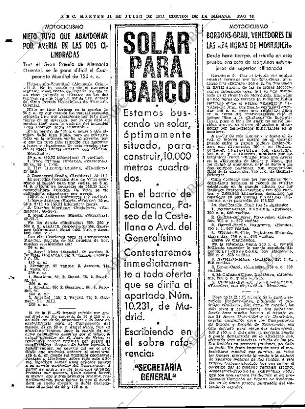 ABC MADRID 11-07-1972 página 74