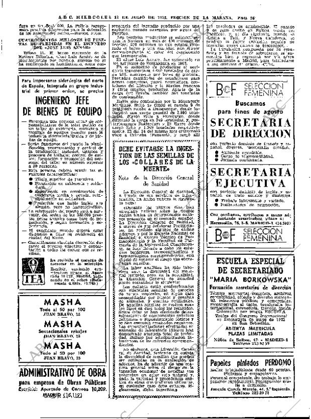 ABC MADRID 12-07-1972 página 36