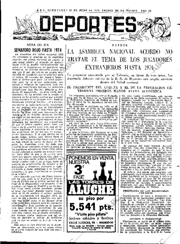 ABC MADRID 12-07-1972 página 63