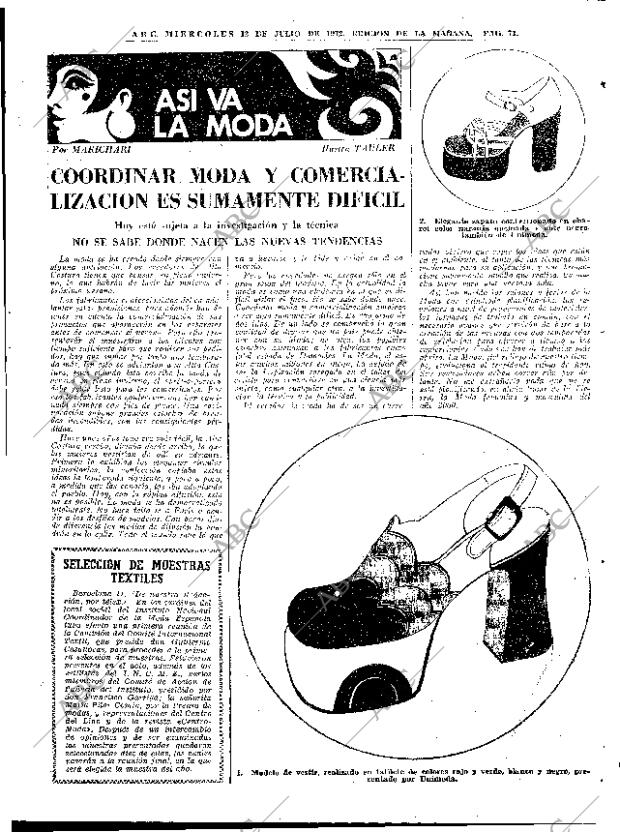 ABC MADRID 12-07-1972 página 71