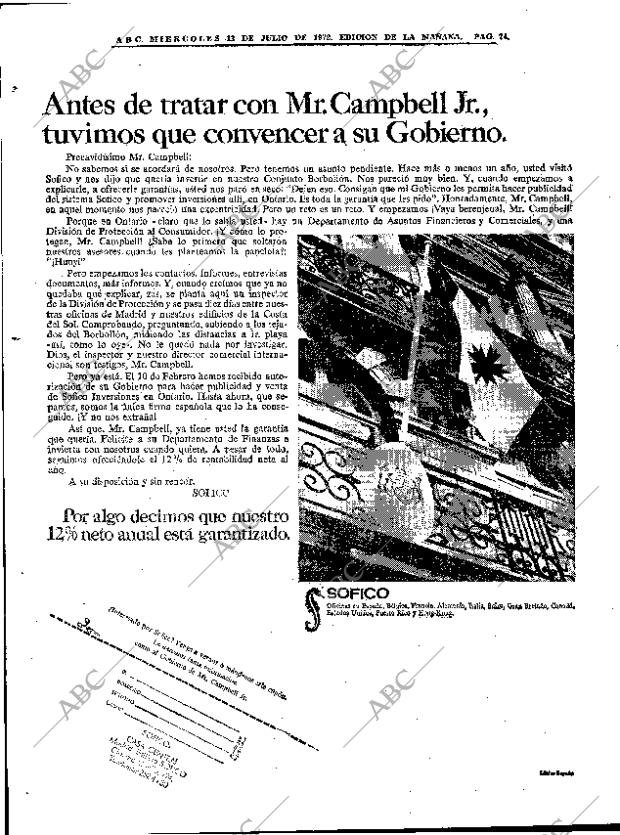 ABC MADRID 12-07-1972 página 74