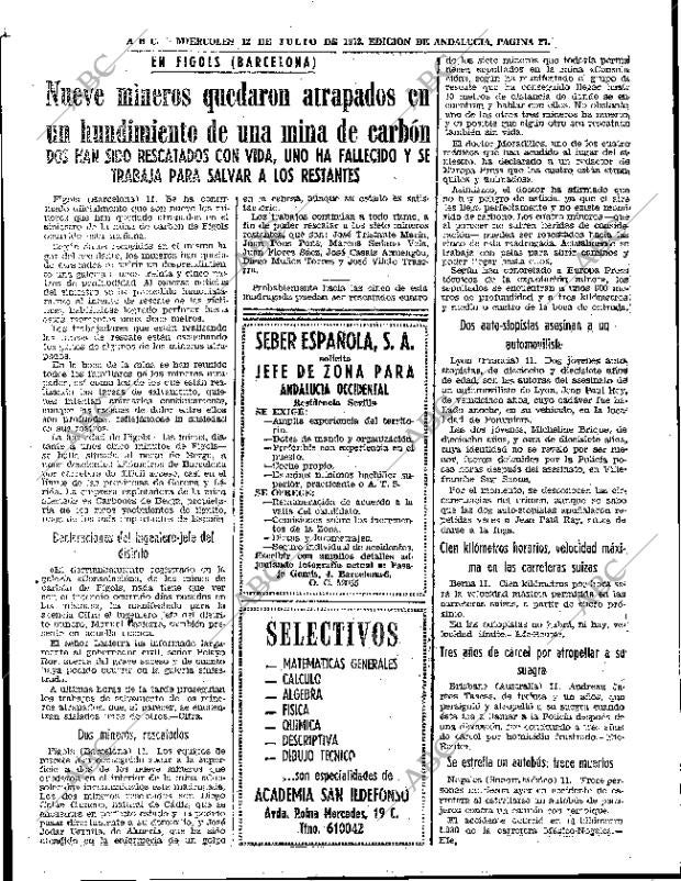 ABC SEVILLA 12-07-1972 página 27