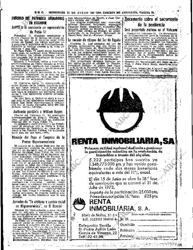 ABC SEVILLA 12-07-1972 página 29