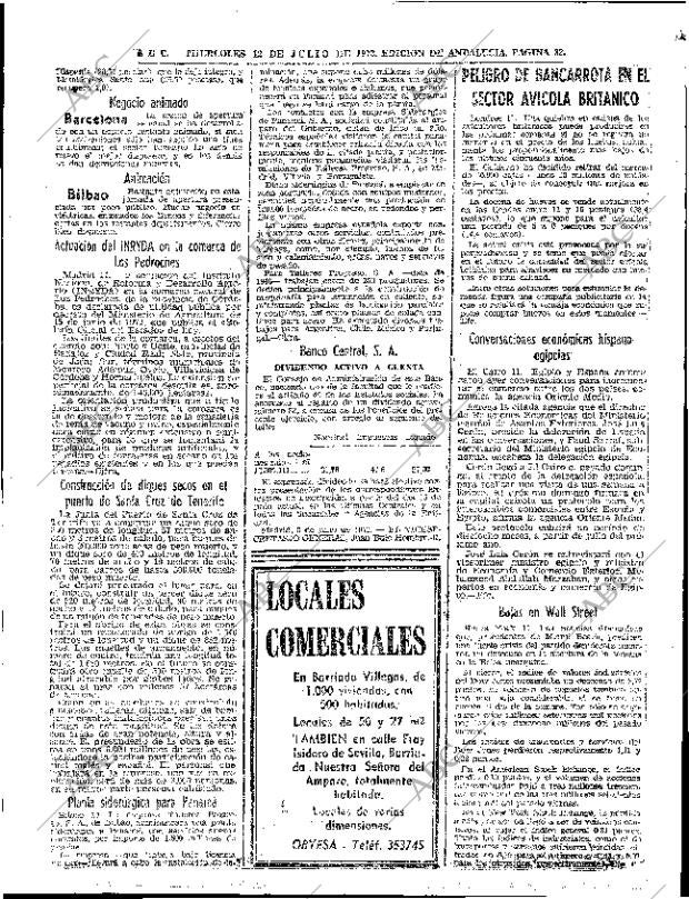 ABC SEVILLA 12-07-1972 página 32