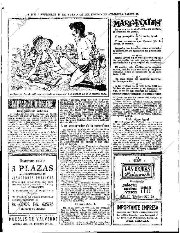 ABC SEVILLA 12-07-1972 página 33