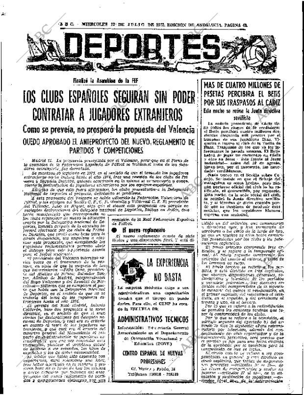 ABC SEVILLA 12-07-1972 página 41