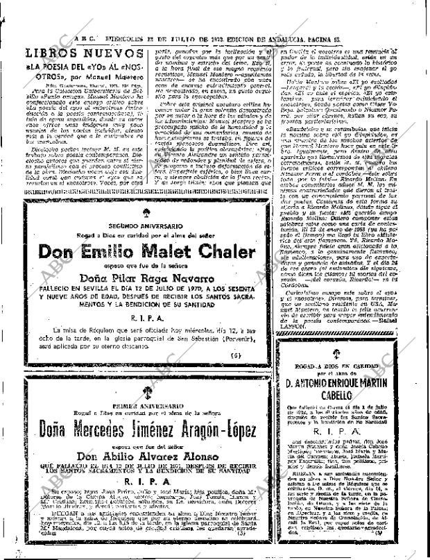 ABC SEVILLA 12-07-1972 página 51