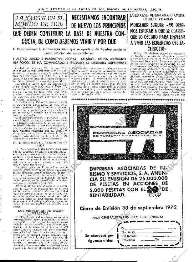 ABC MADRID 13-07-1972 página 29