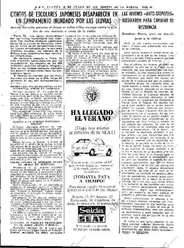 ABC MADRID 13-07-1972 página 31