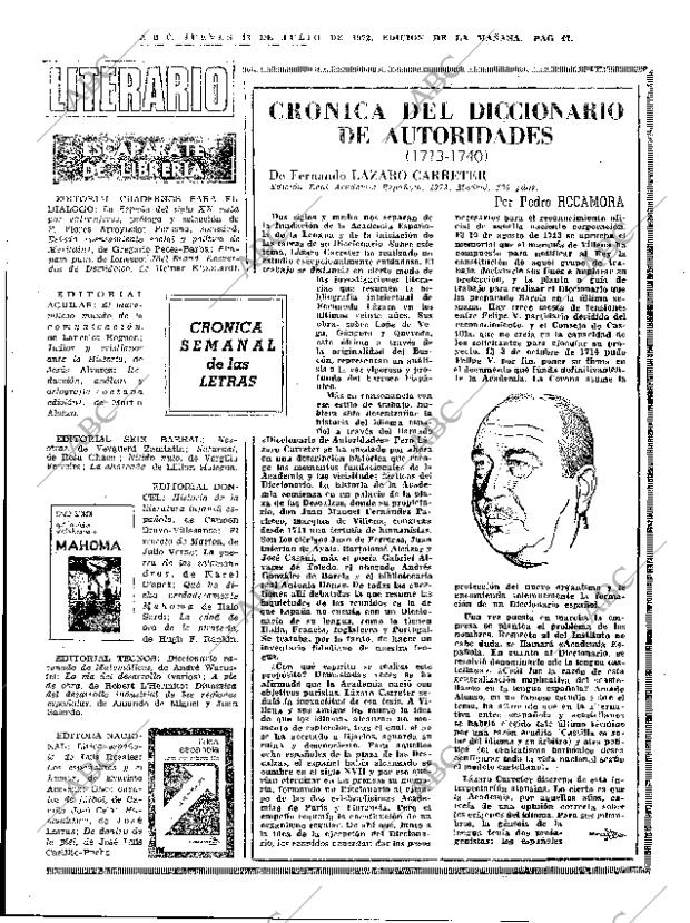 ABC MADRID 13-07-1972 página 47