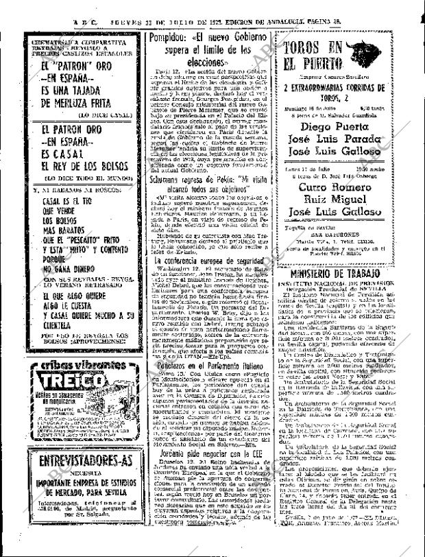 ABC SEVILLA 13-07-1972 página 16