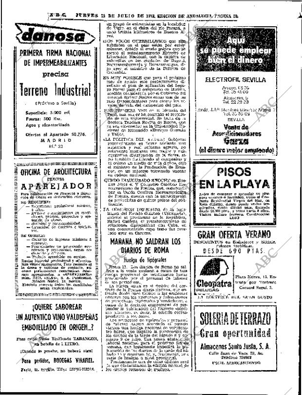 ABC SEVILLA 13-07-1972 página 20