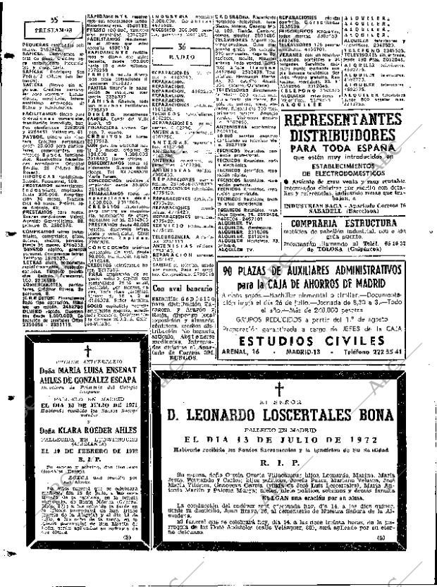 ABC MADRID 14-07-1972 página 100