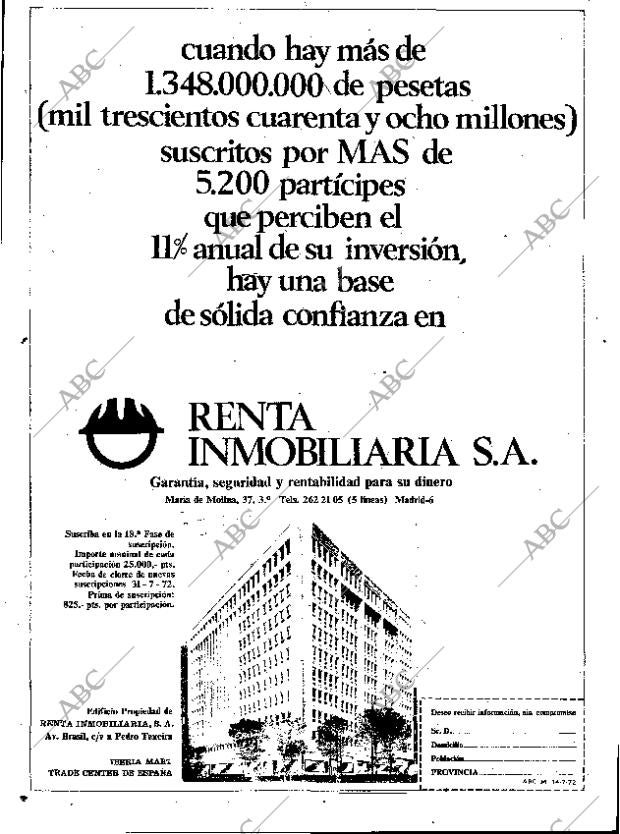 ABC MADRID 14-07-1972 página 114