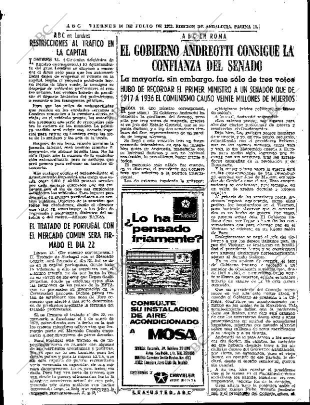 ABC SEVILLA 14-07-1972 página 17