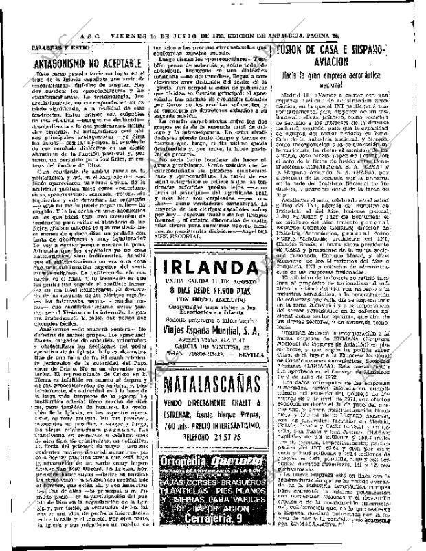 ABC SEVILLA 14-07-1972 página 20