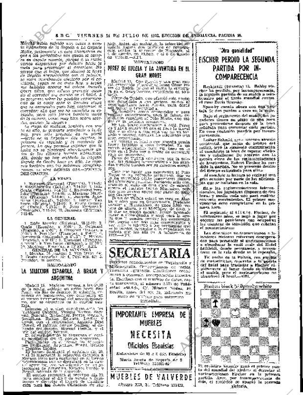 ABC SEVILLA 14-07-1972 página 46