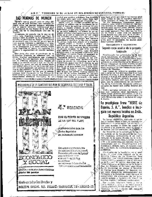 ABC SEVILLA 14-07-1972 página 47