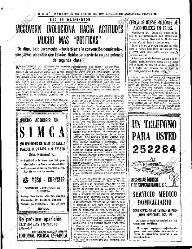 ABC SEVILLA 15-07-1972 página 31