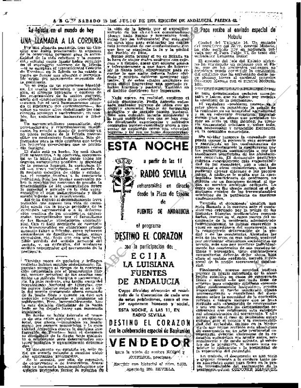 ABC SEVILLA 15-07-1972 página 41