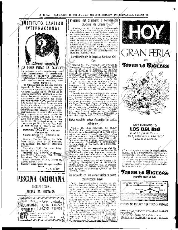 ABC SEVILLA 15-07-1972 página 46