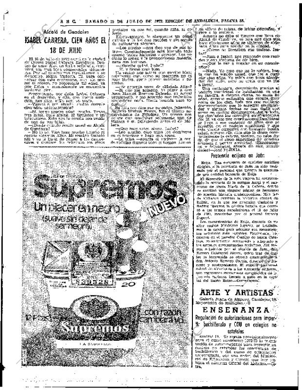 ABC SEVILLA 15-07-1972 página 53