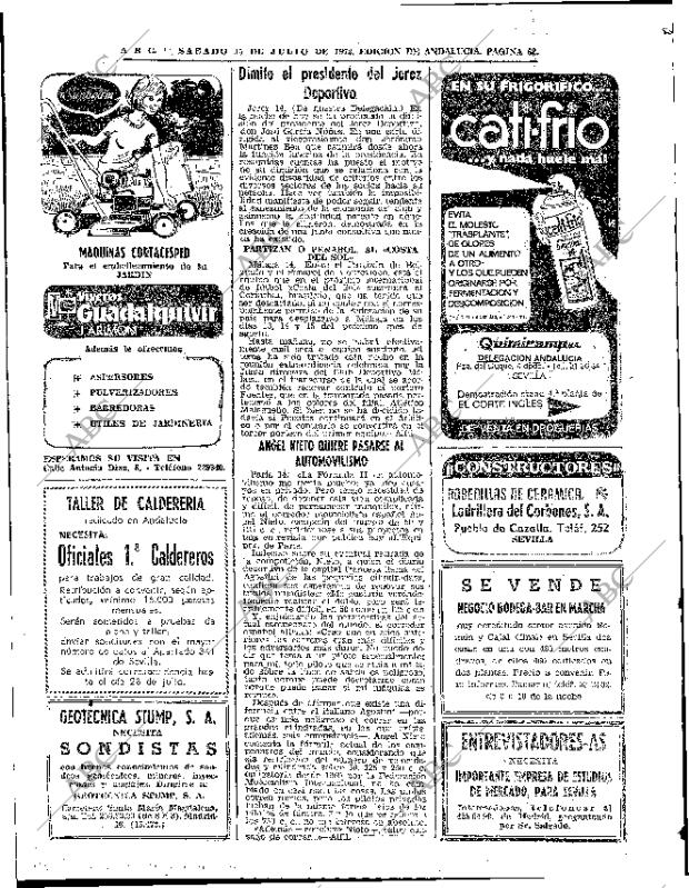 ABC SEVILLA 15-07-1972 página 60
