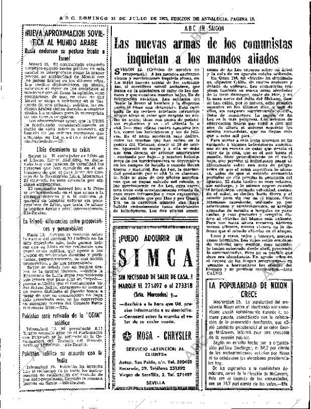 ABC SEVILLA 16-07-1972 página 15