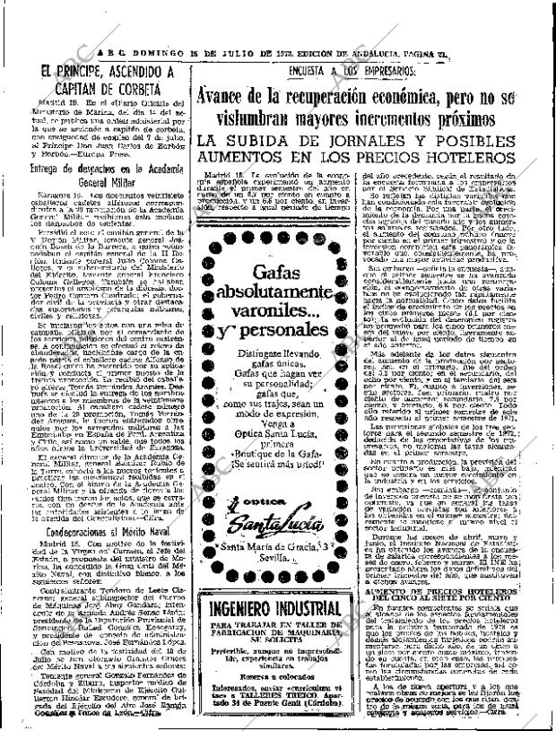 ABC SEVILLA 16-07-1972 página 19