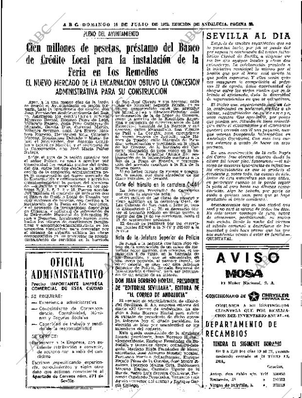 ABC SEVILLA 16-07-1972 página 31