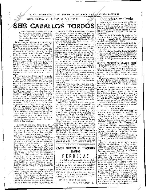 ABC SEVILLA 16-07-1972 página 46