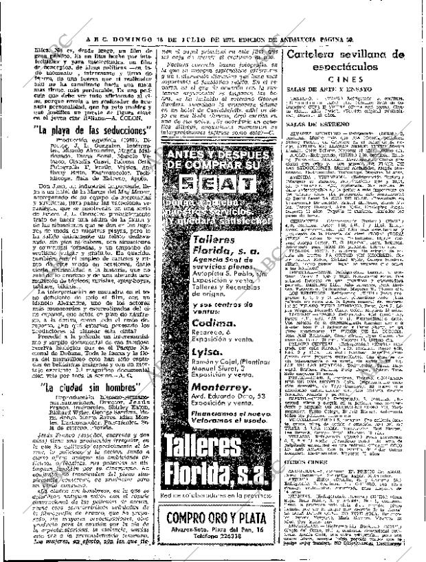 ABC SEVILLA 16-07-1972 página 48
