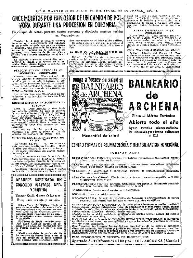 ABC MADRID 18-07-1972 página 19