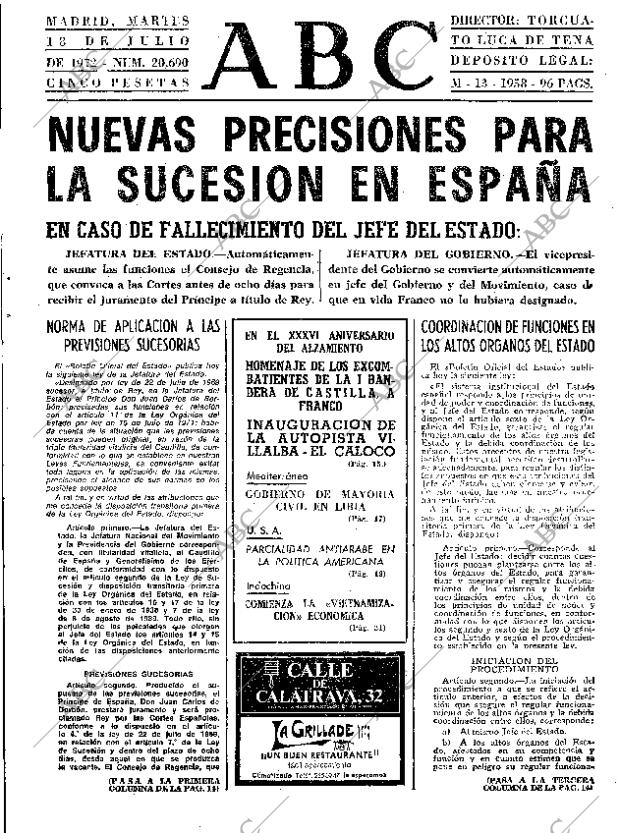 ABC MADRID 18-07-1972 página 7