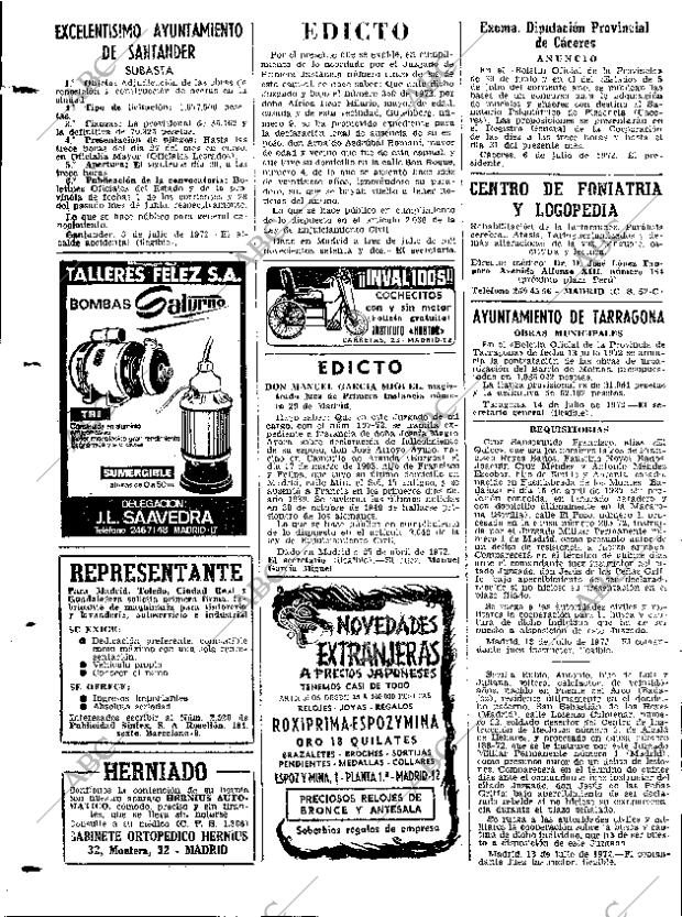 ABC MADRID 19-07-1972 página 100