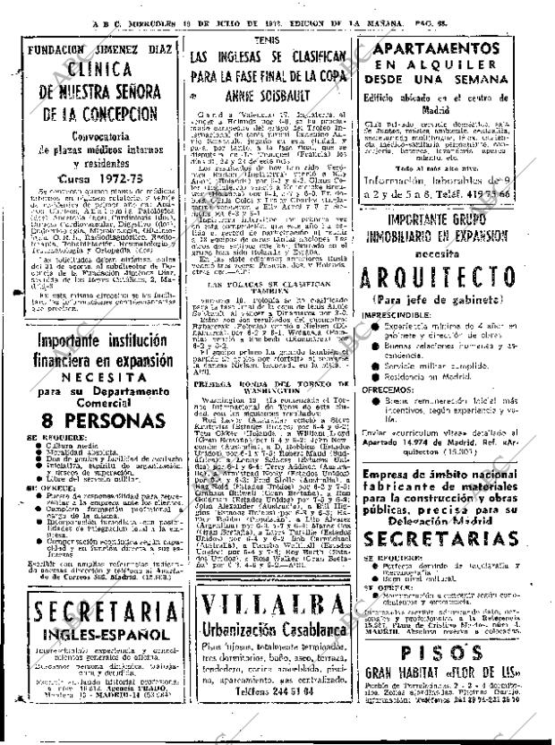 ABC MADRID 19-07-1972 página 68