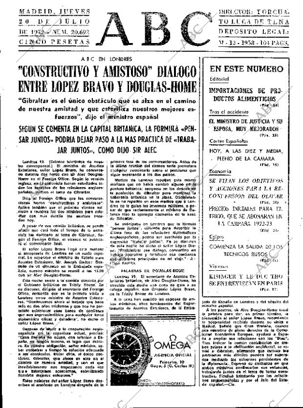 ABC MADRID 20-07-1972 página 13