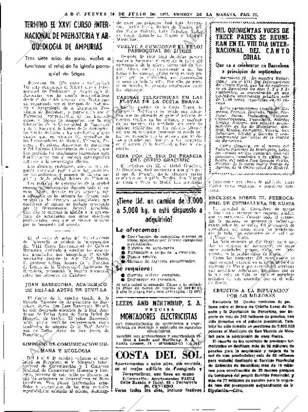 ABC MADRID 20-07-1972 página 37