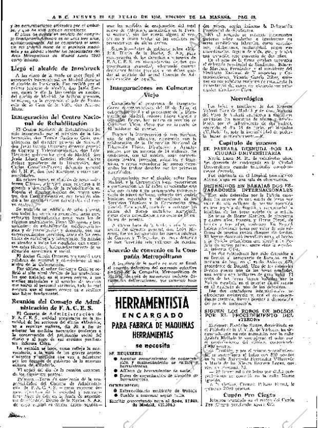 ABC MADRID 20-07-1972 página 40