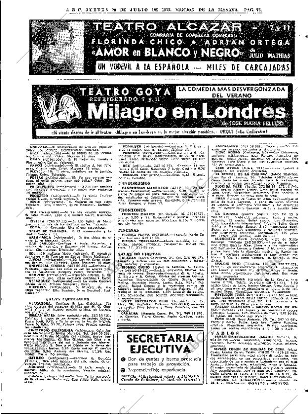 ABC MADRID 20-07-1972 página 73