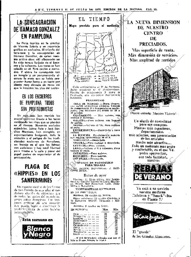 ABC MADRID 21-07-1972 página 30