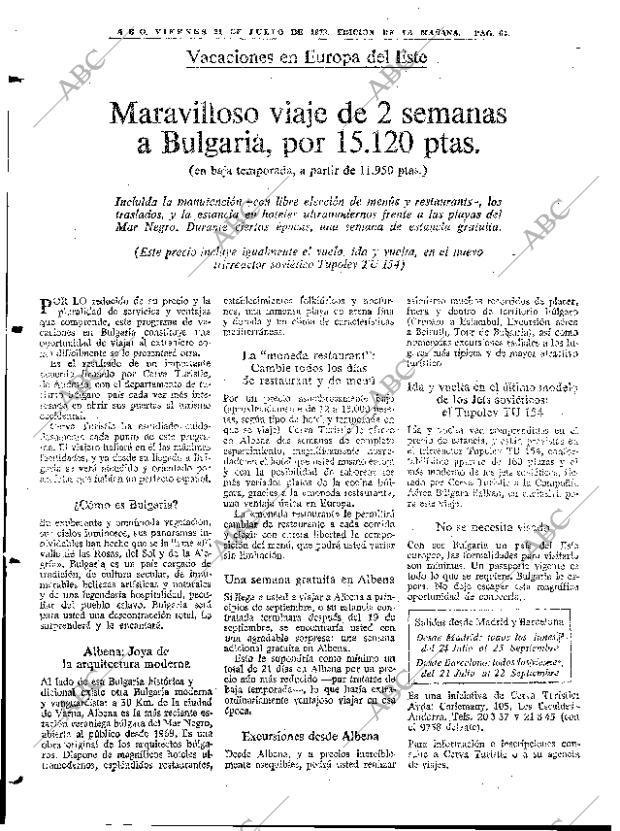 ABC MADRID 21-07-1972 página 64