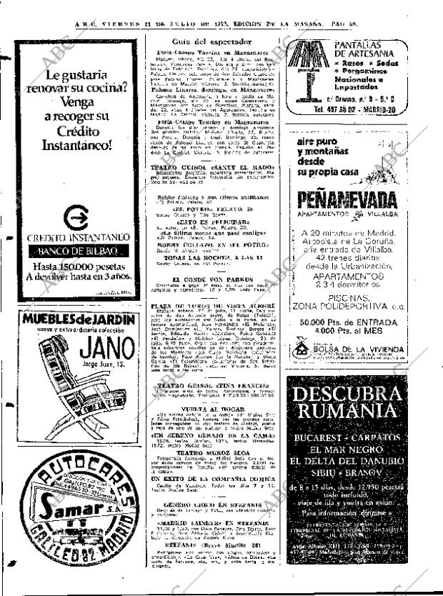 ABC MADRID 21-07-1972 página 68