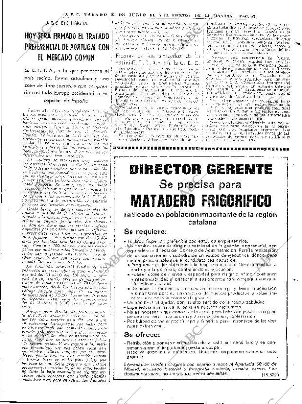 ABC MADRID 22-07-1972 página 57