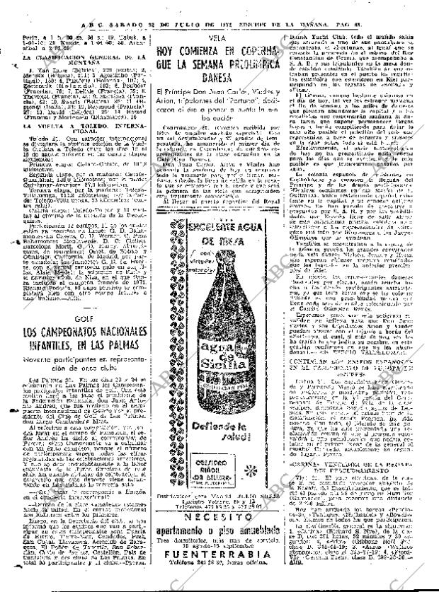 ABC MADRID 22-07-1972 página 68