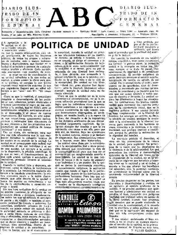 ABC SEVILLA 23-07-1972 página 3