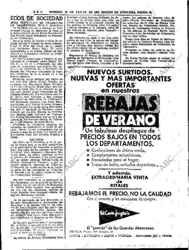 ABC SEVILLA 23-07-1972 página 41